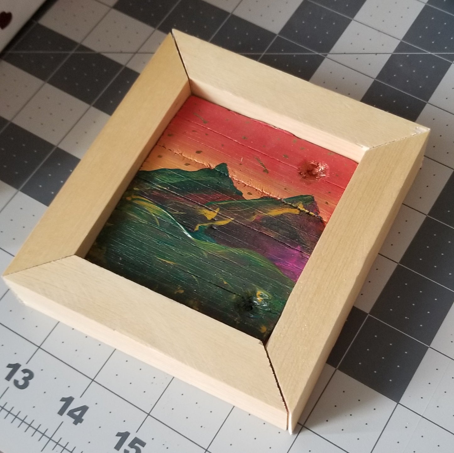 Pine Scrap Meteor Party Painting 001