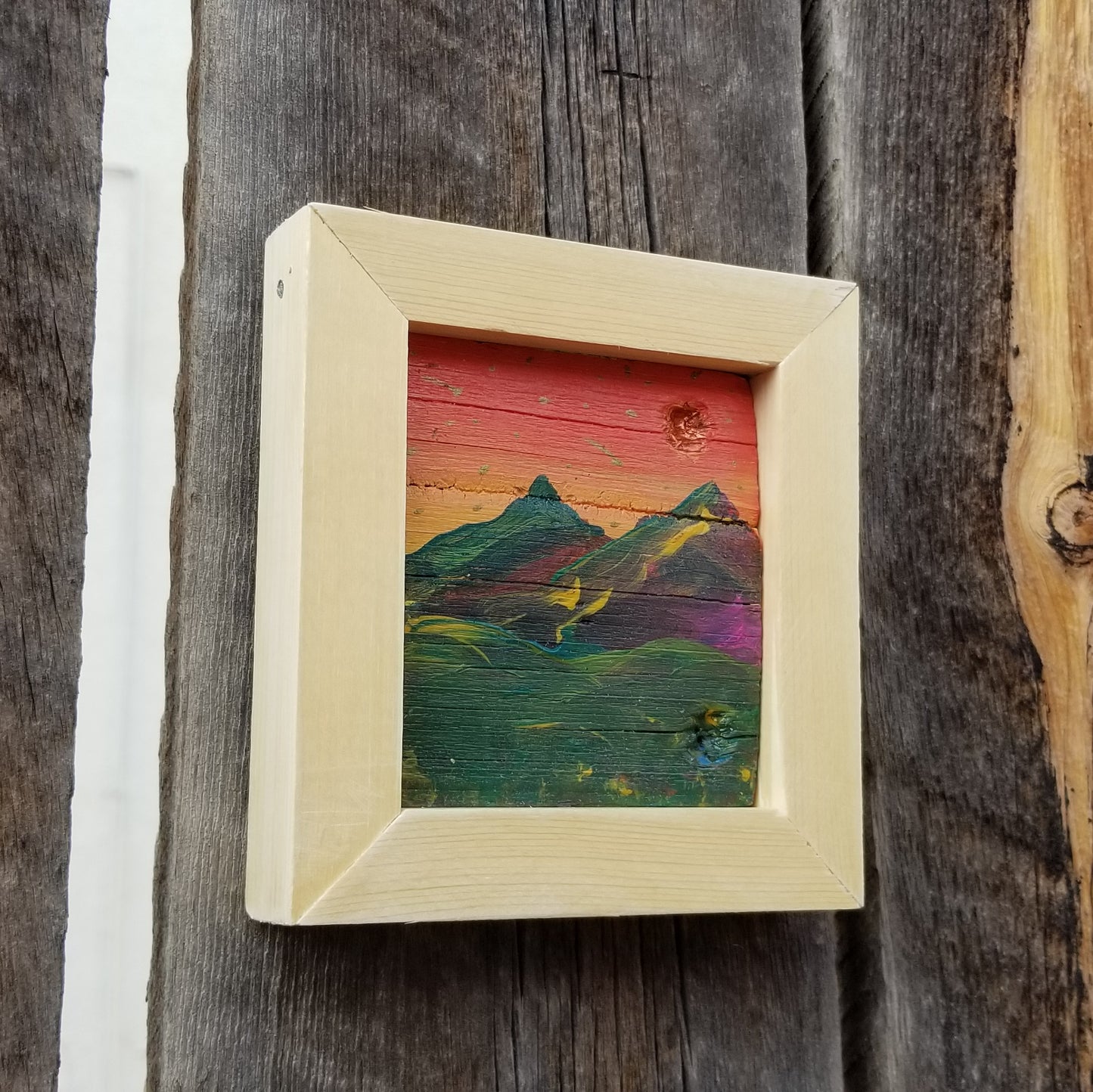 Pine Scrap Meteor Party Painting 001